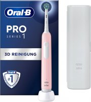 Oral-B Pro 1 Cross Action Elektrische Zahnb&uuml;rste mit 3 Putzmodi, Drucksensor, Timer inkl. Reiseetui