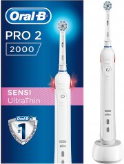Oral-B PRO 2 2000 Elektrische Zahnb&uuml;rste mit visueller Andruckkontrolle