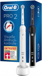 Oral-B PRO 2 2900 Elektrische Zahnb&uuml;rsten Doppelpack