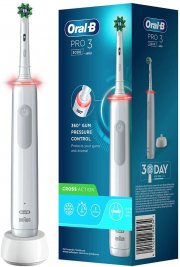 Oral-B PRO 3 3000 CrossAction Elektrische Zahnb&uuml;rste mit visueller 360&deg; Andruckkontrolle