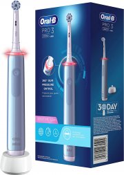 Oral-B PRO 3 3000 Sensitive Clean Elektrische Zahnb&uuml;rste mit 3 Putzmodi und Andruckkontrolle