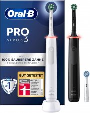 Oral-B Pro 3 3900 Doppelpack Elektrische Zahnb&uuml;rsten mit 3 Putzmodi und visueller Andruckkontrolle