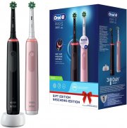 Oral-B PRO 3 3900 Elektrische Zahnb&uuml;rste Doppelpack, mit 3 Putzmodi