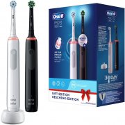 Oral-B PRO 3 3900 Elektrische Zahnb&uuml;rsten Doppelpack mit 3 Putzmodi und Andruckkontrolle