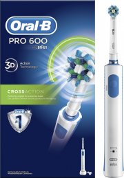 Oral-B PRO 600 CrossAction Elektrische Zahnb&uuml;rste mit Timer