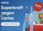 Oral-B Pro Kids Spiderman Elektrische Zahnb&uuml;rste mit Reiseetui (ab 3) + Gratis Tonie Leos Tag