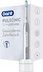 Oral-B Pulsonic Slim Luxe 4000 Elektrische Schallzahnb&uuml;rste mit 3 Putzmodi