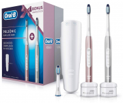 Oral-B Pulsonic Slim Luxe 4900 Elektrische Schallzahnb&uuml;rste mit 2. Handst&uuml;ck und Reise-Etui