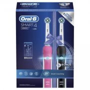  Oral-B Smart 4 + Bonus Handst&uuml;ck 4900 Elektrische Zahnb&uuml;rste nur 64,99&euro; statt 95,90&euro;