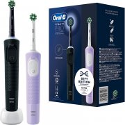 Oral-B Vitality Pro Elektrische Zahnb&uuml;rsten im Doppelpack mit 2 Aufsteckb&uuml;rsten