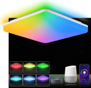 Oraymin RGB LED Smart Deckenlampe mit App, Alexa und Google Steuerung
