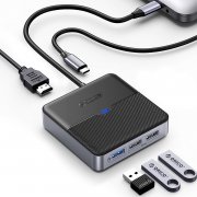 ORICO 5 in 1 USB C Hub Docking Station mit 4K HDMI