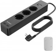 ORICO Mehrfach Steckdosenleiste mit 2 USB Ports und Schalter