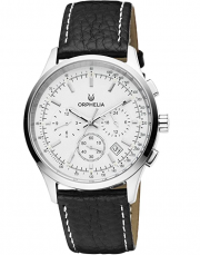 Orphelia OR81700 24h Dual Time Herren Quarz Armbanduhr mit Lederarmband