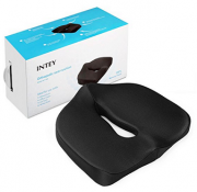 Orthop&auml;disches Sitzkissen von INTEY in Schwarz mit Gutscheincode nur 8,99 Euro inkl. Versand