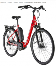 Ortler Bergen Damen E-Bike Wave AVS rot bei fahrrad.de f&uuml;r nur 1.399,00 &euro; !