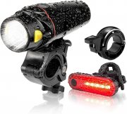 OSHINEW LED Fahrradlicht Set USB Aufladbar mit Smart Sensor und 3 Leuchtmodi