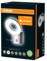 Osram Endura Loop LED Edelstahl Au&szlig;enbeleuchtung mit Sensor