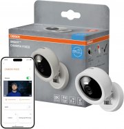 Osram SMART+ WiFi 4MP 2K QHD &Uuml;berwachungskamera mit Nachtsicht Zwei-Wege-Audio und Alexa