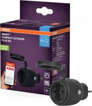 OSRAM SMART+ ZIGBEE Outdoor-EU-Steckdose mit Energieverbrauchskontrolle, Alexa und Google