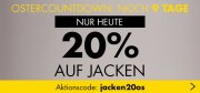 Ostercountdown bei Karstadt- Heute 20% auf Jacken 