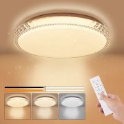 Othran LED Deckenleuchte Dimmbar mit Fernbedienung