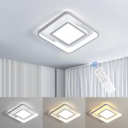 OTREN Quadrata LED Deckenleuchte 30W mit Fernbedienung