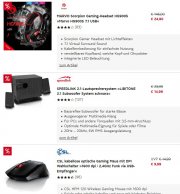 OTTO Gaming Knaller - 1.230 Produkte unter 40 Euro!! z.B. Marvo Gaming-Headset 24,90&euro; statt 146&euro;