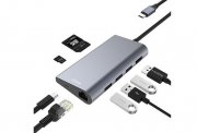 Otufan USB-C Hub mit USB-C Ladeanschluss & vielen Slots f&uuml;r HDMI, LAN & SD-Karten f&uuml;r 24,99&euro;