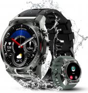 OUKITEL BT50 Bluetooth Smartwatch und Fitnesswatch mit 100+ Sportmodi f&uuml;r iOS und Android