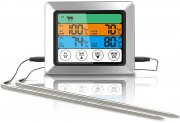 Oule Digital Grill Thermometer mit 2 Edelstahlsonden