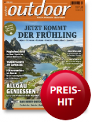 outdoor Jahresabo (12 Ausgaben) f&uuml;r 19,95 Euro statt 70,80 Euro