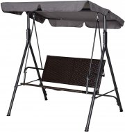 Outsunny 2-Sitzer Rattan Hollywoodschaukel
