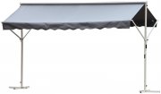 Outsunny Standmarkise mit Kurbel 295 x 294 x 250 cm