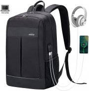 Overmont Laptop Rucksack mit USB-Ladeanschluss