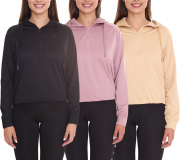OXIDE Training sportlicher Damen Zip-Sweater mit Kapuze in 3 Farben