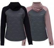 OXIDE XCO Damen Fitness-Langarm-Sweater mit Stehkragen in 2 Farben