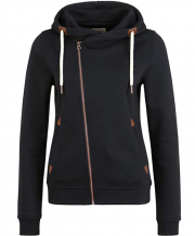 OXMO Vicky Damen Sweatjacke mit Kapuze in mehreren Farben