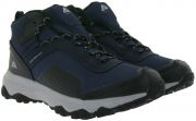 OZARK TRAIL Camp Damen und Herren wasserabweisende Leder-Trekking-Schuh Blau/Schwarz