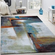 Paco Home Designer Teppich Modern Kurzflor, Bunt Trendig Meliert Multicolour, Gr&ouml;sse:160x230 cm