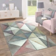 Paco Home Kurzflor Teppich Trendige Pastellfarben, Gr&ouml;sse:120x170 cm 