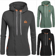 Pagacat Damen Langarm Kapuzenpullover in 3 Farben mit 50% Rabatt