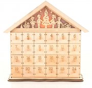 Pajoma Holz Adventskalender Bethlehem zum Bef&uuml;llen
