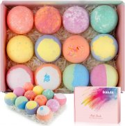 Palwin 12er Badebomben Geschenk Set mit Nat&uuml;rlichen &auml;therischen &Ouml;len