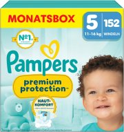 Pampers 152 Windeln Premium Protection Gr&ouml;&szlig;e 5 11kg-16kg