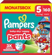 Pampers 160 St&uuml;ck Baby Dry Paw Patrol Pants Gr&ouml;&szlig;e 5 H&ouml;schenwindeln Monatsbox