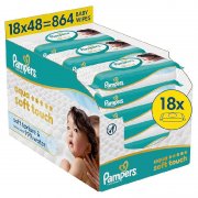 Pampers Aqua Soft Touch Feuchtt&uuml;cher im 18er Pack f&uuml;r nur 16,76&euro;