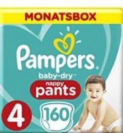Pampers Baby Dry Pants Gr.4 Maxi 9-15kg MonatsBox f&uuml;r 24,99 &euro;