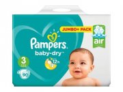 Pampers Baby Dry Windeln 90 Stk. bei Lidl f&uuml;r 14,49&euro; statt 16,95&euro;