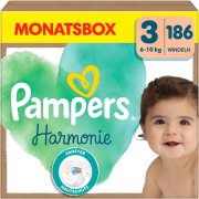 Pampers Harmonie 186 St&uuml;ck Windeln Gr&ouml;&szlig;e 3, 6kg bis 10kg sanfter Hautschutz